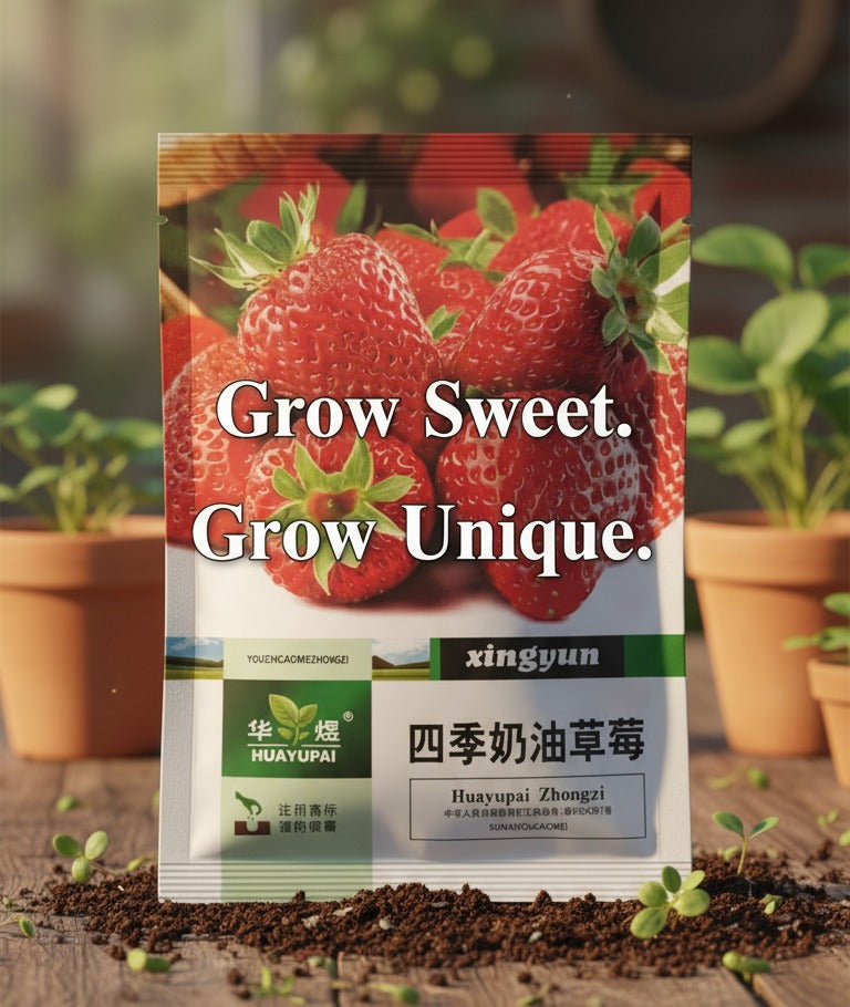 Cream Strawberry Seeds